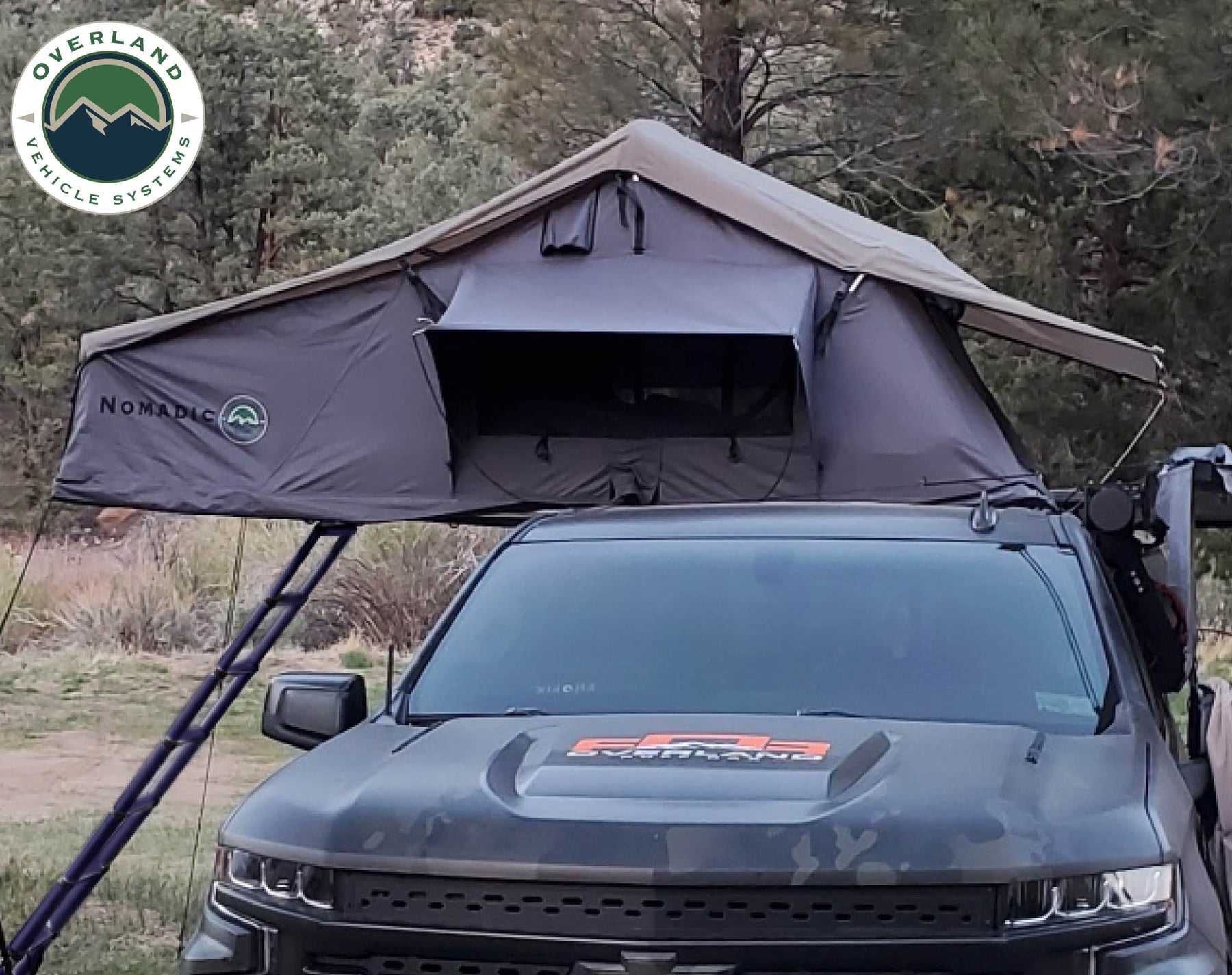 Overland Vehicle Systems Nomadic 4 Extended Roof Top Tent-Rooftop Tents USA