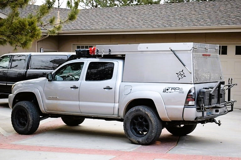 Tacoma camper roof discount rack